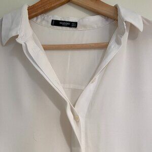 Mango white blouse